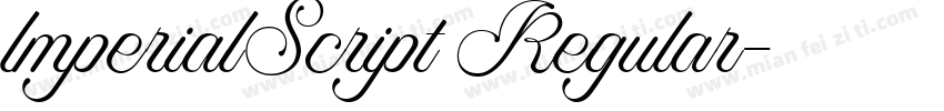 lmperialScript Regular字体转换